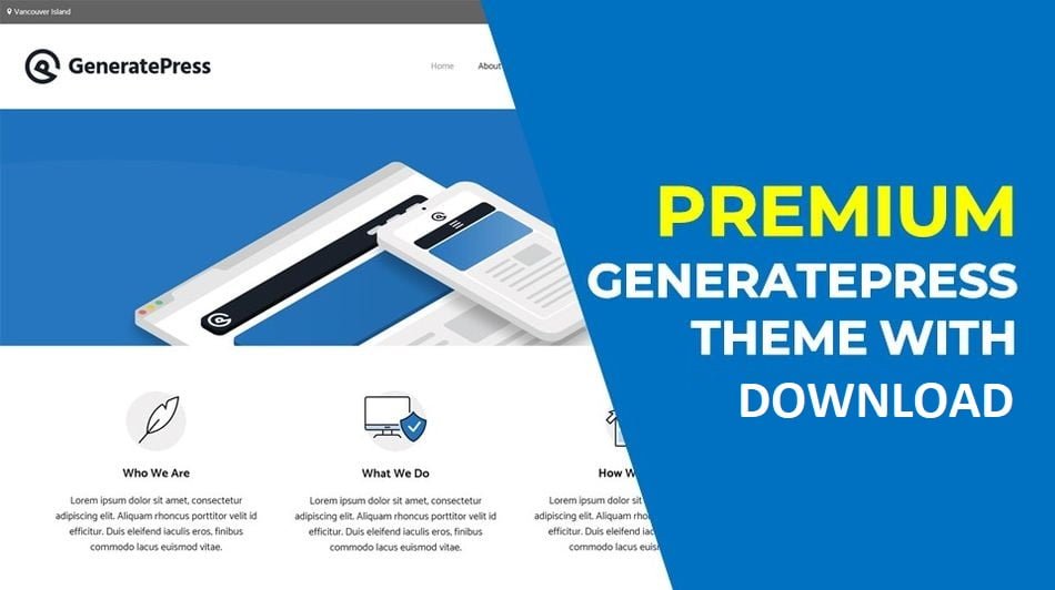 GeneratePress Premium v1.12.1 Stable Free Download [2020]