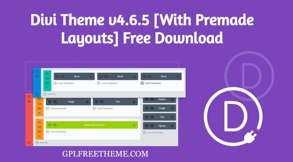 Divi Theme v4.6.5 [With Premade Layouts] Free Download [2020]