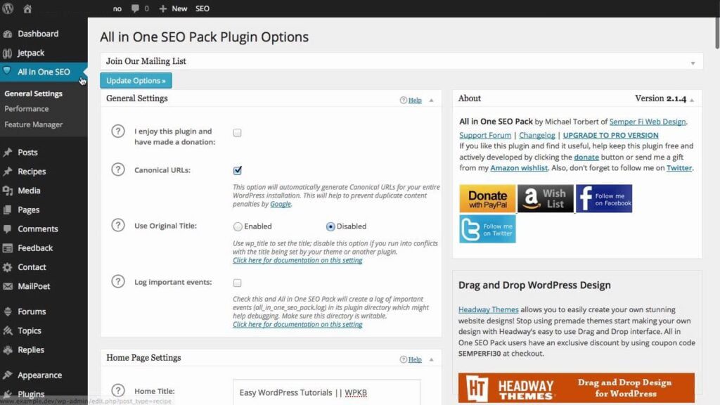 All in One SEO Pack Pro v4.0.11 Plugin Free Download [Activated]