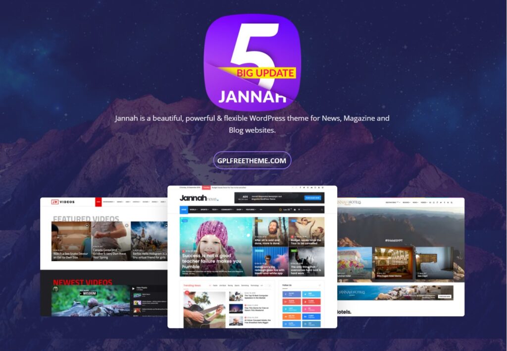 Jannah 5.2.1 WordPress Theme Free Download