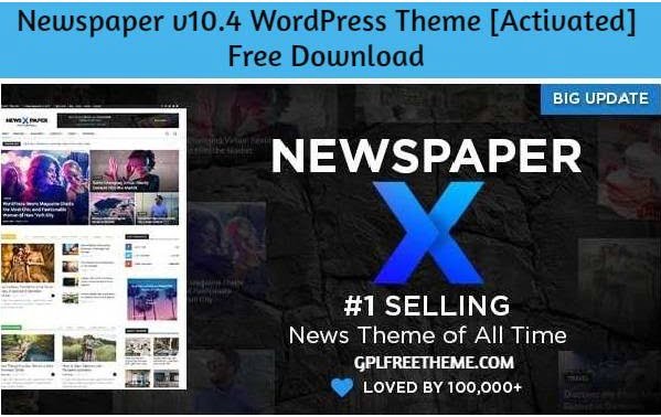 Newspaper 10.4 - WordPress Theme Free Download [Activated]