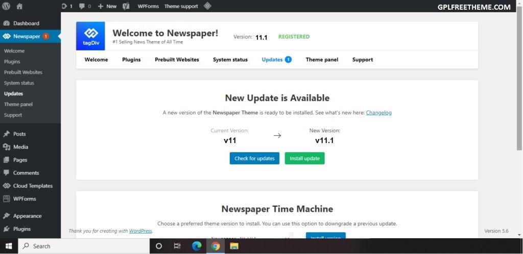 Newspaper 11.1 - WordPress Theme Free Download [Activated]