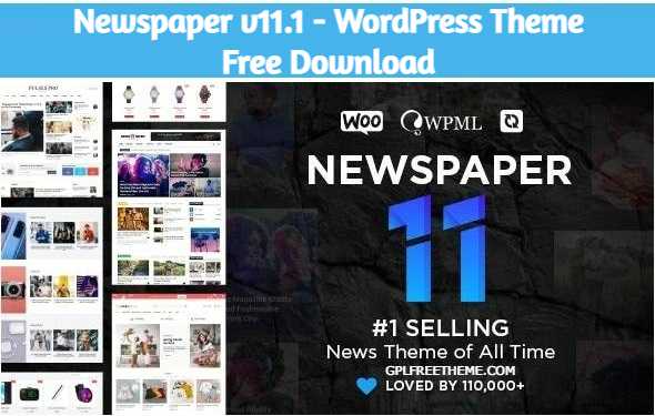 Newspaper 11.1 - WordPress Theme Free Download [Activated]