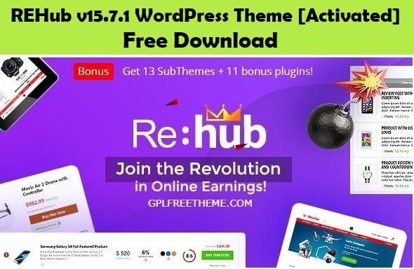 REHub v16.2 WordPress Theme Free Download [Activated]