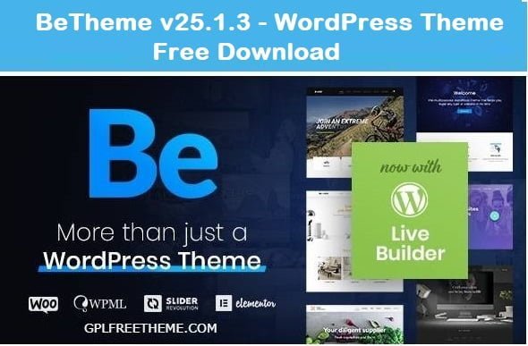 BeTheme v25.1.3 - WordPress Theme Free Download