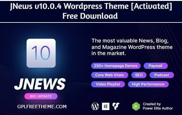 JNews v10.0.4 Wordpress Theme Free Download [Activated]