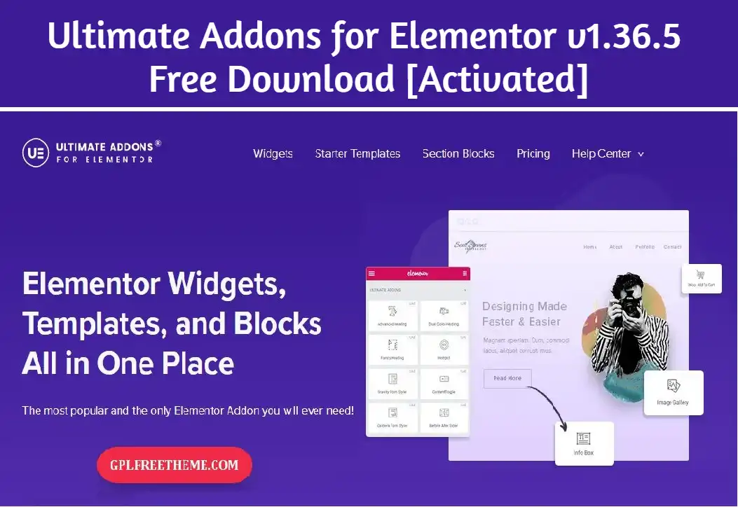 Ultimate Addons for Elementor v1.36.5 Free Download [Activated]