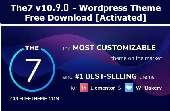 The7 v10.9.0 – WordPress Theme Free Download [Activated]