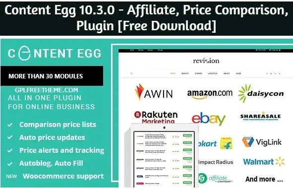 Content Egg 10.3.0 - Affiliate, Price Comparison, Plugin [Free Download]