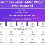 Astra Pro v3.6.11 Addon Plugin Free Download