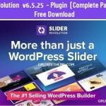 Slider Revolution v6.5.25 - Plugin Free Download [Complete Package]