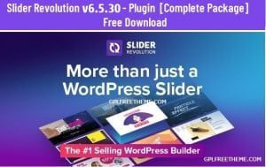 Slider Revolution v6.5.30 - Plugin Free Download [Complete Package]