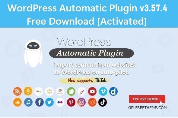 WP Automatic Plugin v3.57.4 Free Download [Activated]