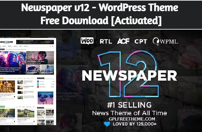 Newspaper v12 - WordPress Theme Free Download [Activated]