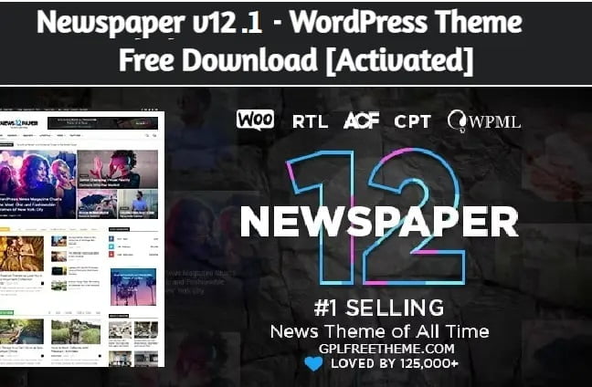 Newspaper v12.1 - WordPress Theme Free Download [Activated]