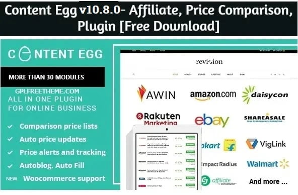 Content Egg 10.8.0 - Affiliate, Price Comparison, Plugin [Free Download]