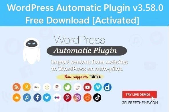WP Automatic Plugin v3.58.0 Free Download [Activated]