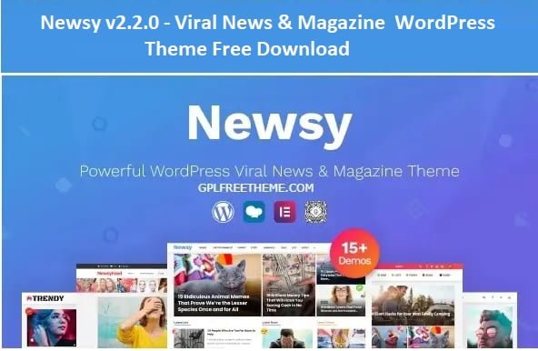 Newsy v2.2.0 - Viral News & Magazine WordPress Theme Free Download