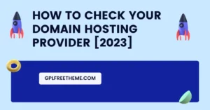How To Check Your Domain Hosting Provider [2023]