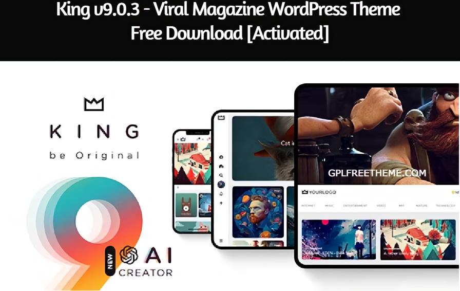 King v9.0.3 - Viral Magazine WordPress Theme Free Download [Activated]