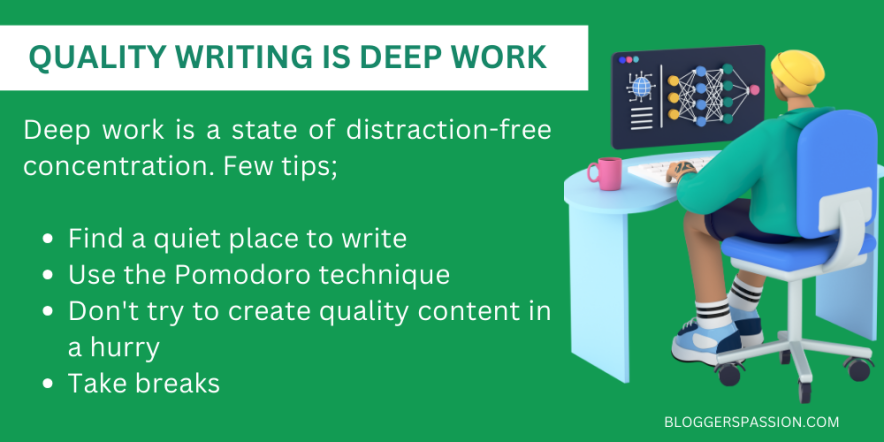 deep writing tips