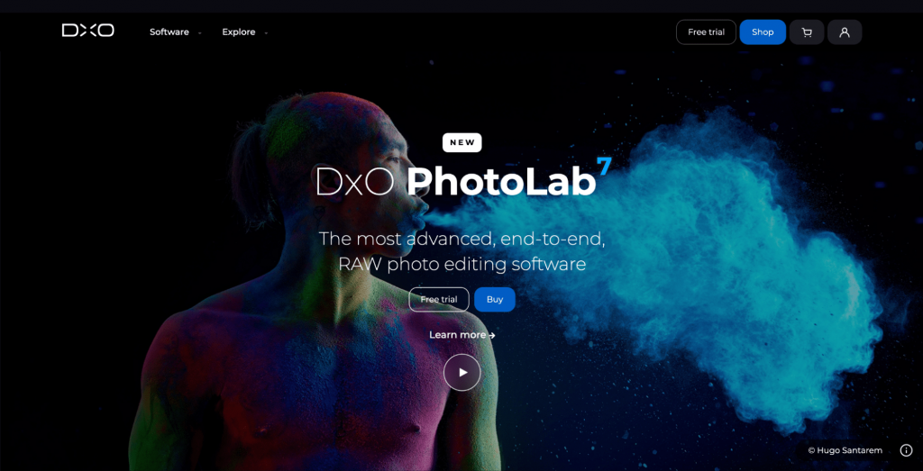 DxO PhotoLab landing page