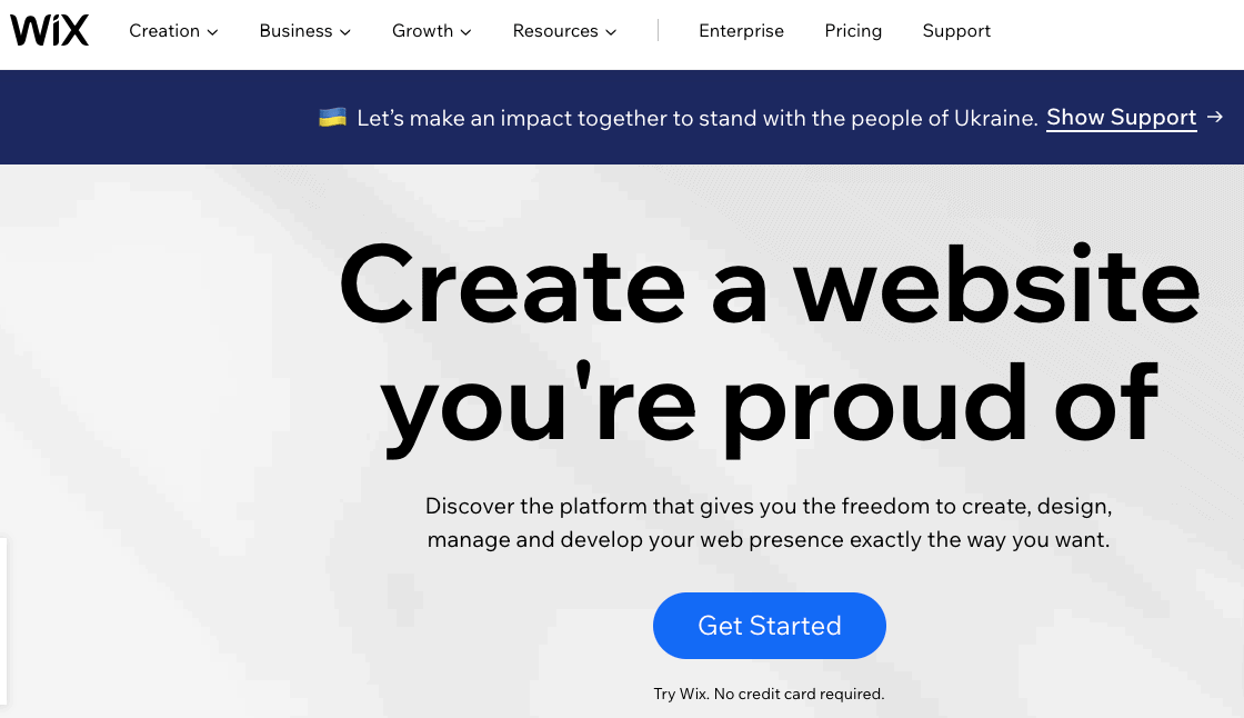 wix blogging platform