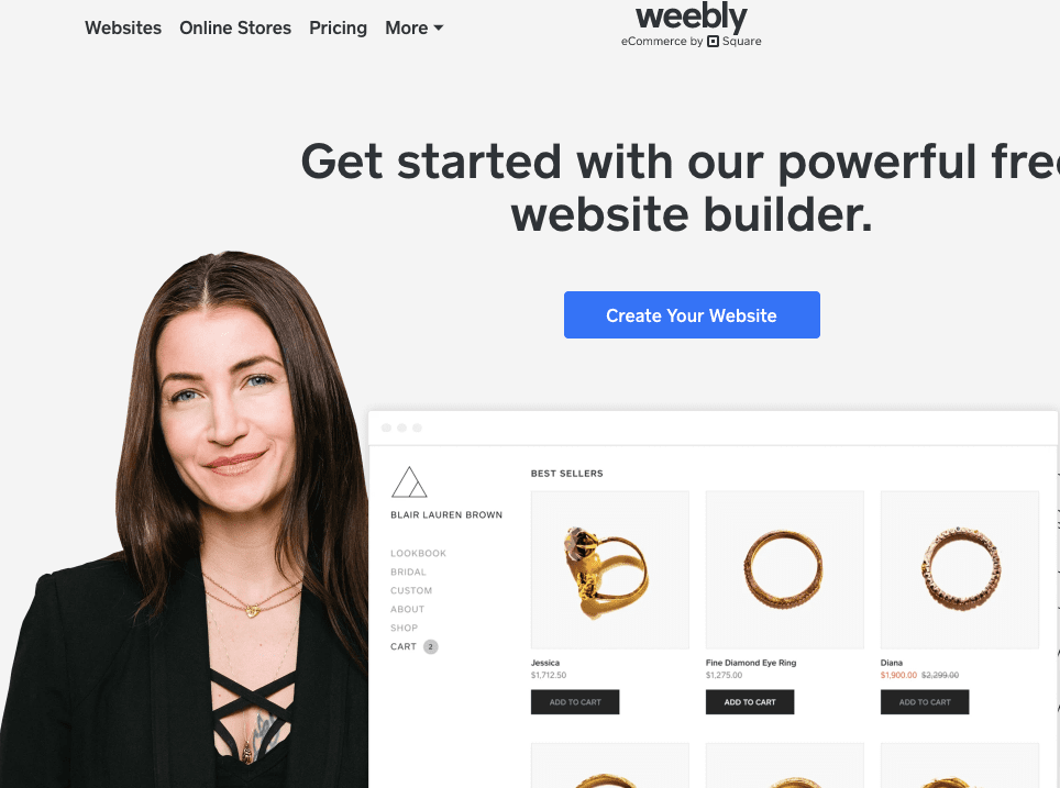 weebly blogging platform
